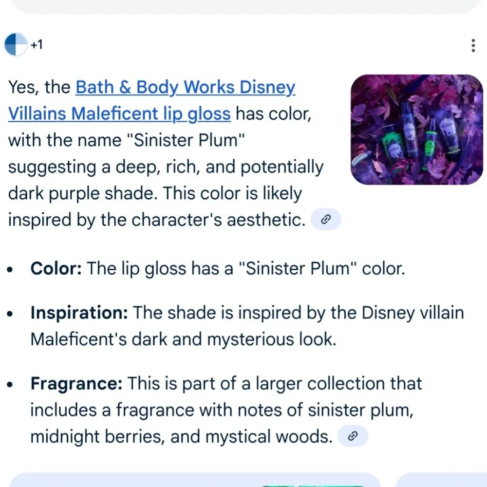Disney Villains Bath & Body Works Set of 2 Lip Glosses-Evil Queen & Maleficent